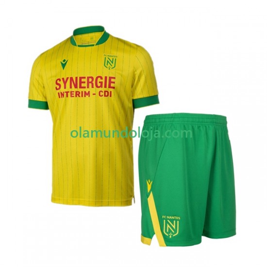 Camisola Nante Criança Equipamento Primeiro 2025-2026 Manga Curta